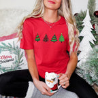 Christmas Trees Shirt Cute Holiday Tee Festive Xmas Graphic Retro Winter Tree Design Christmas Party Outfit 1761550368325.jpg