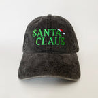 Vintage Black Santa Claus Hat   Embroidered Christmas Baseball Cap With Green Lettering And Santa Hat Design Festive Holiday Unisex Cotton Cap 1761552457866.jpg