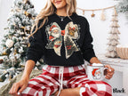 Vintage Retro Santa Christmas Shirt Cute Snowman  Reindeer With Coquette Bow Perfect Holiday Gift Most Wonderful Time Of The Year 1761552476122.jpg