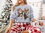 Vintage Retro Santa Christmas Shirt Cute Snowman  Reindeer With Coquette Bow Perfect Holiday Gift Most Wonderful Time Of The Year 1761552476848.jpg
