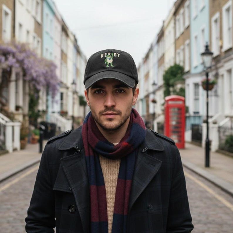 Portland Frog Resist Embroidered Hat Resistance Embroidered Hat Anti Ice Hat Anti Fascism Hat Anti Trump Hat Vintage Activist Hat 1761554142979.jpg