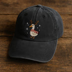 Christmas Goose Hat Embroidered Cap With Reindeer Antlers Scarf And Snowflakes 1761554974663.jpg