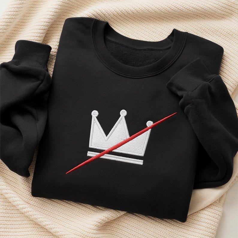 Embroidered No Kings In America Sweatshirt Anti Trump Sweatshirt Political Hoodie Anti Maga Hoodie Crown No Kings Sweater Nope Kings Sweatshirt 1761557017798.jpg