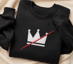Embroidered No Kings In America Sweatshirt Anti Trump Sweatshirt Political Hoodie Anti Maga Hoodie Crown No Kings Sweater Nope Kings Sweatshirt 1761557018278.jpg