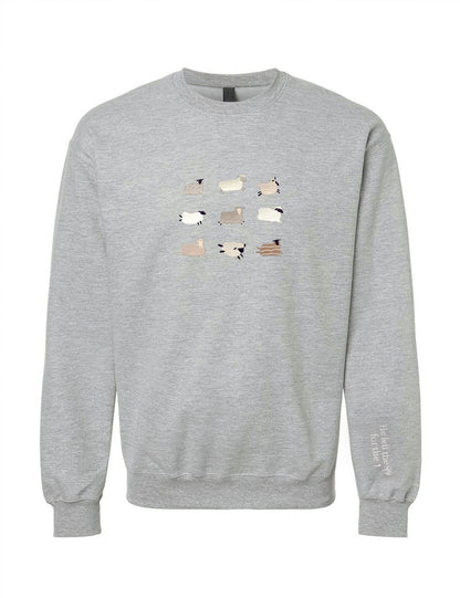 Lost Sheep Embroidered Sweatshirt Jesus Leaves The 99 The Lord My Shepherd Crewneck Psalm 23 Christian Apparel Sweater Faith Cozy Gift 1761644871374.jpg