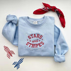 Stars And Stripes Embroidered Sweatshirt 4th Of July Hoodie Patriotic Crewneck American Flag Embroidered Hoodie Red White Blue Sweater 1761703322063.jpg