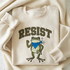 Embroidered Resist Frog Sweatshirt Free Portland Hoodie Freedom Frog Sweater Anti Maga Sweatshirt Political Sweatshirt Feminist Hoodie 1761704655121.jpg
