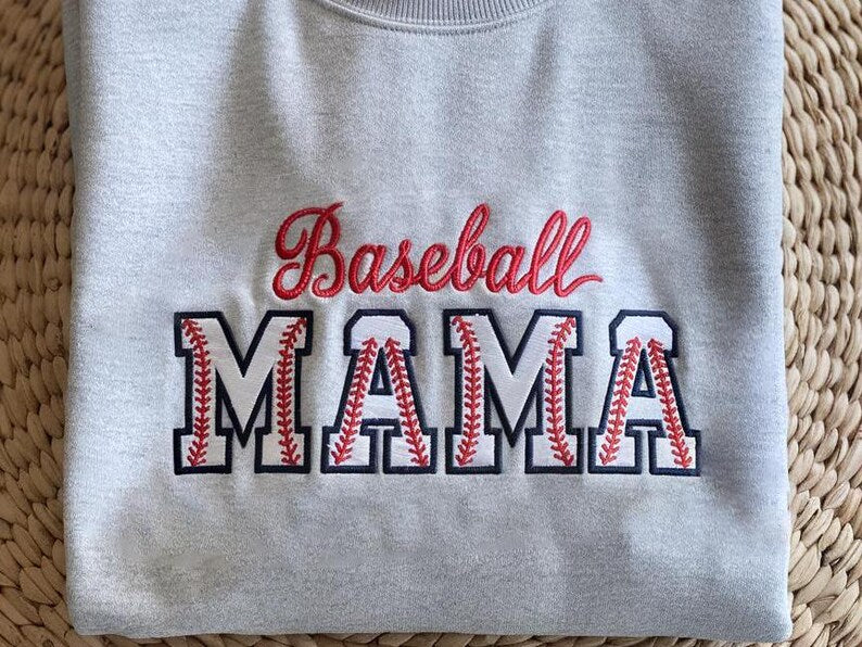 Baseball Mama Embroidered Sweatshirt Sports Mom Sweatshirt Baseball Mom Sweatshirt Gameday Cheer Mom Hoodie Baseball Sweatshirt For Mom 1761707507203.jpg