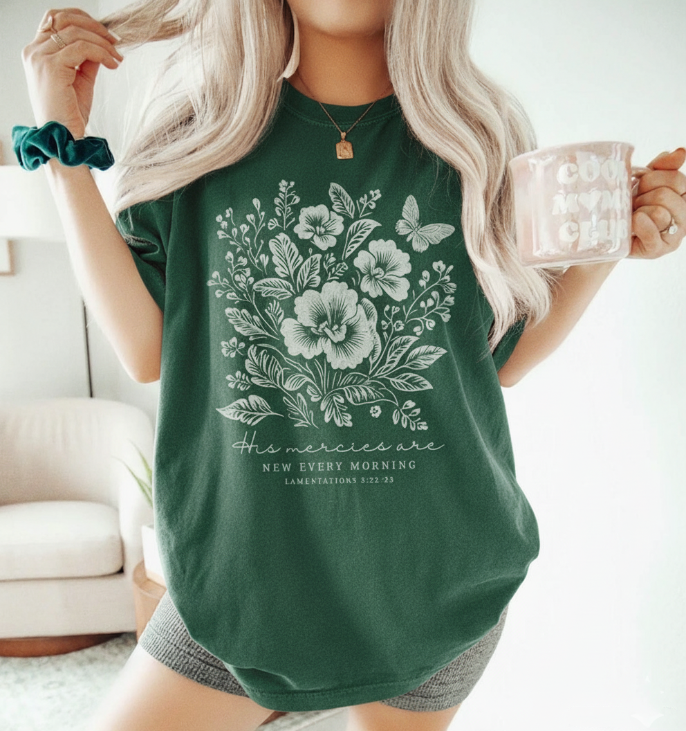 Boho Christian Shirt Faith Based Shirt Christianity Fall Flowers Shirt Comfort Colors Floral Christian Tee Jesus Loves You God Is Good Gift 1761709937114.png