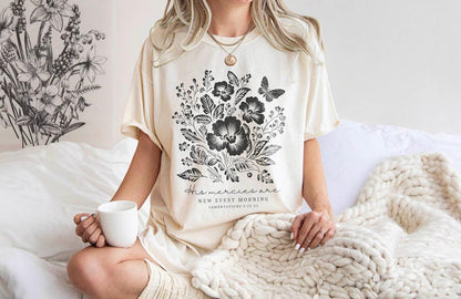 Boho Christian Shirt Faith Based Shirt Christianity Fall Flowers Shirt Comfort Colors Floral Christian Tee Jesus Loves You God Is Good Gift 1761709958536.jpg