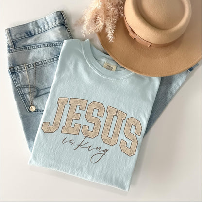 Jesus Is King Minimalistic Christianity Christianity Shirt Trendy Christian Shirt Boho Christian Shirt Christianity Gift Faith Apparel 1761710907871.jpg