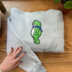 Embroidered Protest Frog Sweatshirt Protest Hoodie Anti Ice Anti Fascism Anti Trump Sweatshirt Activist Hoodie Resistance Sweater Fuck Ice Hoodie 1761712790435.jpg