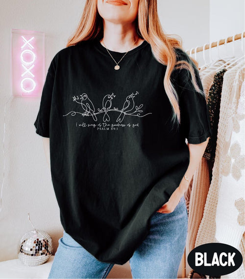 I Will Sing Of The Goodness Of God Shirt Bible Verse Shirt Bird Shirt Christian Shirt Faith Based Shirt Religious Shirt 1761712924599.jpg