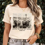 Follow The Word Not The Herd Shirt Christian Shirt Vintage Bible Verse Shirt Highland Cow Shirt Boho Shirt Christian Country Shirt 1761728935688.jpg