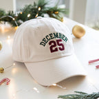Embroidered Christmas Washed Hat December 25 Cap Holiday Clothing Womens Christmas Hat Christmas Cap Christmas Gift 1761816708312.jpg