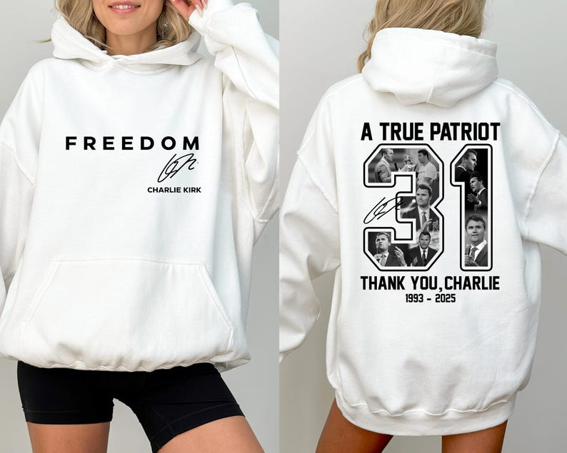 Justice For Charlie Kirk Freedom Sweatshirt Or Hoodie Charlie Quotes Just Because You Are Offended Doesn T Mean You Are Right 1761894344636.png