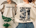 Justice For Charlie Kirk Freedom Sweatshirt Or Hoodie Charlie Quotes Just Because You Are Offended Doesn T Mean You Are Right 1761894344803.png