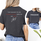 Justice For Charlie Kirk Shirt Freedom Quote Tee 1761896631601.png