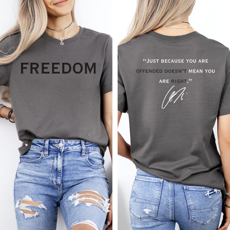 Justice For Charlie Kirk Shirt Freedom Quote Tee 1761896631658.png