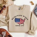 Embroidered Rejecting Kings Since 1776 Sweatshirt Not My President Hoodie Patriotic Democracy Sweatshirt 1761901283814.jpg