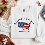 Embroidered Rejecting Kings Since 1776 Sweatshirt Not My President Hoodie Patriotic Democracy Sweatshirt 1761901284394.jpg