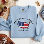 Embroidered Rejecting Kings Since 1776 Sweatshirt Not My President Hoodie Patriotic Democracy Sweatshirt 1761901284406.jpg