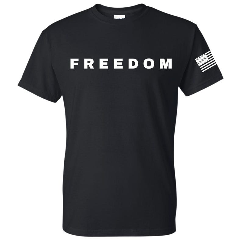 Charlie Kirk Freedom T Shirt Turning Point Free Speech 2nd Amendment Flag Tee Portion Of Proceeds Donated To Turning Point Usa 1761902086846.png