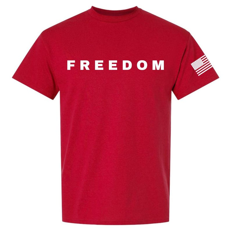 Charlie Kirk Freedom T Shirt Turning Point Free Speech 2nd Amendment Flag Tee Portion Of Proceeds Donated To Turning Point Usa 1761902086996.png