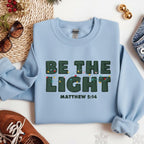 Merry Christmas Embroidered Sweatshirt Be The Light Matthew 514 Hoodie Christian Sweater Gift Trending Sweatshirt 1761902833179.jpg