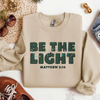 Merry Christmas Embroidered Sweatshirt Be The Light Matthew 514 Hoodie Christian Sweater Gift Trending Sweatshirt 1761902833705.jpg