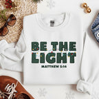 Merry Christmas Embroidered Sweatshirt Be The Light Matthew 514 Hoodie Christian Sweater Gift Trending Sweatshirt 1761902833807.jpg