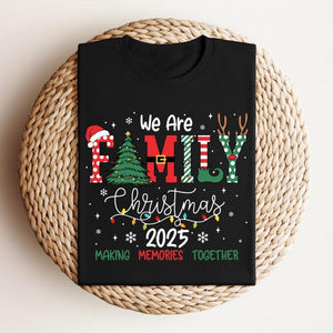 2025 Christmas Crew Sweatshirt We Are Family Christmas Family Christmas Tops Festive Holiday Shirt Christmas Party Tee 1761963489912.jpg