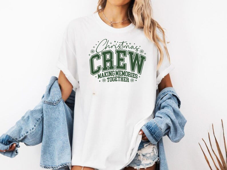 Christmas Crew Shirts Family Matching Holiday Tee Style Xmas Crew Top Custom Christmas Memory Outfit 1761967737277.jpg