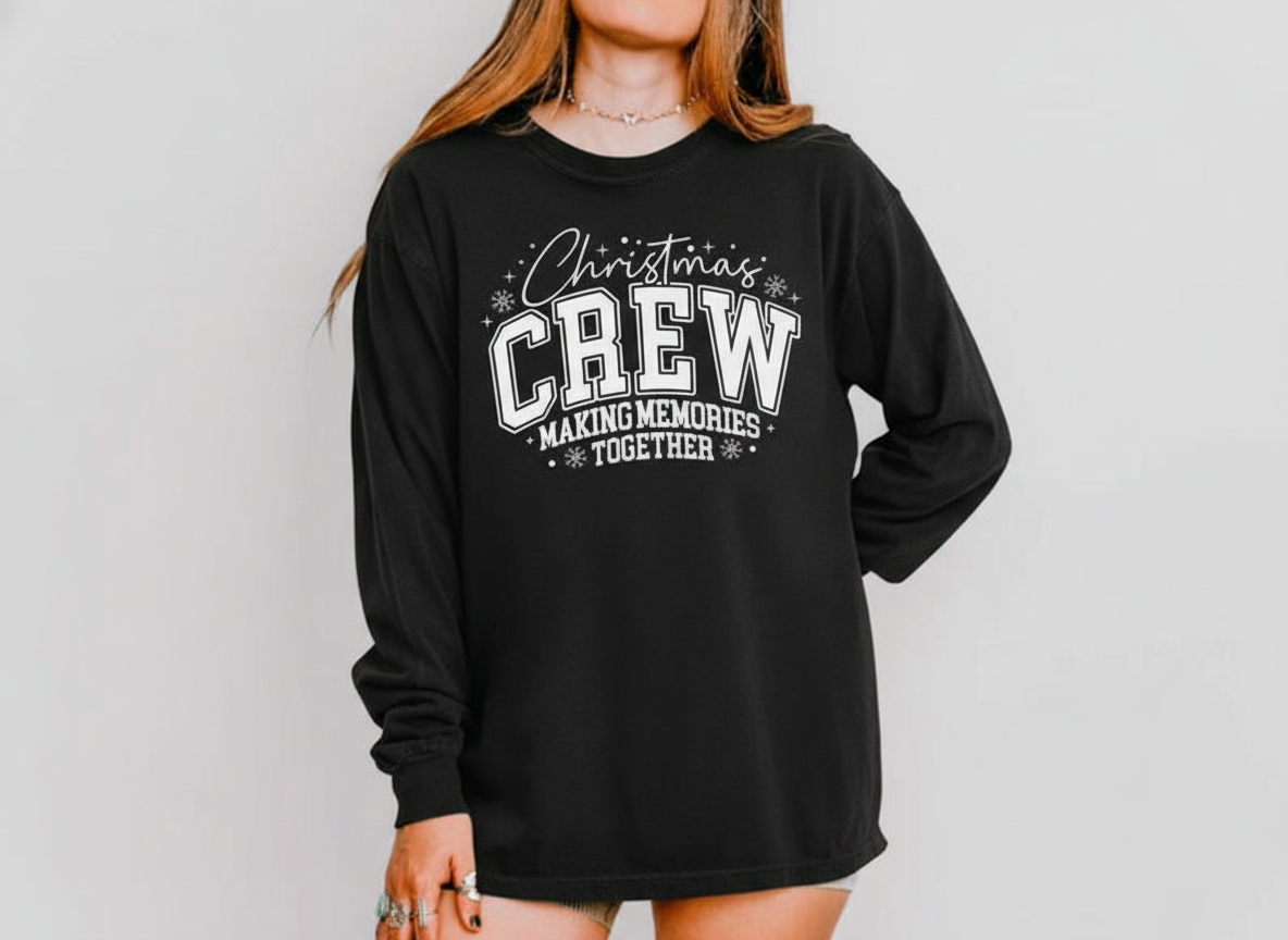 Christmas Crew Shirts Family Matching Holiday Tee Style Xmas Crew Top Custom Christmas Memory Outfit 1761967737997.png
