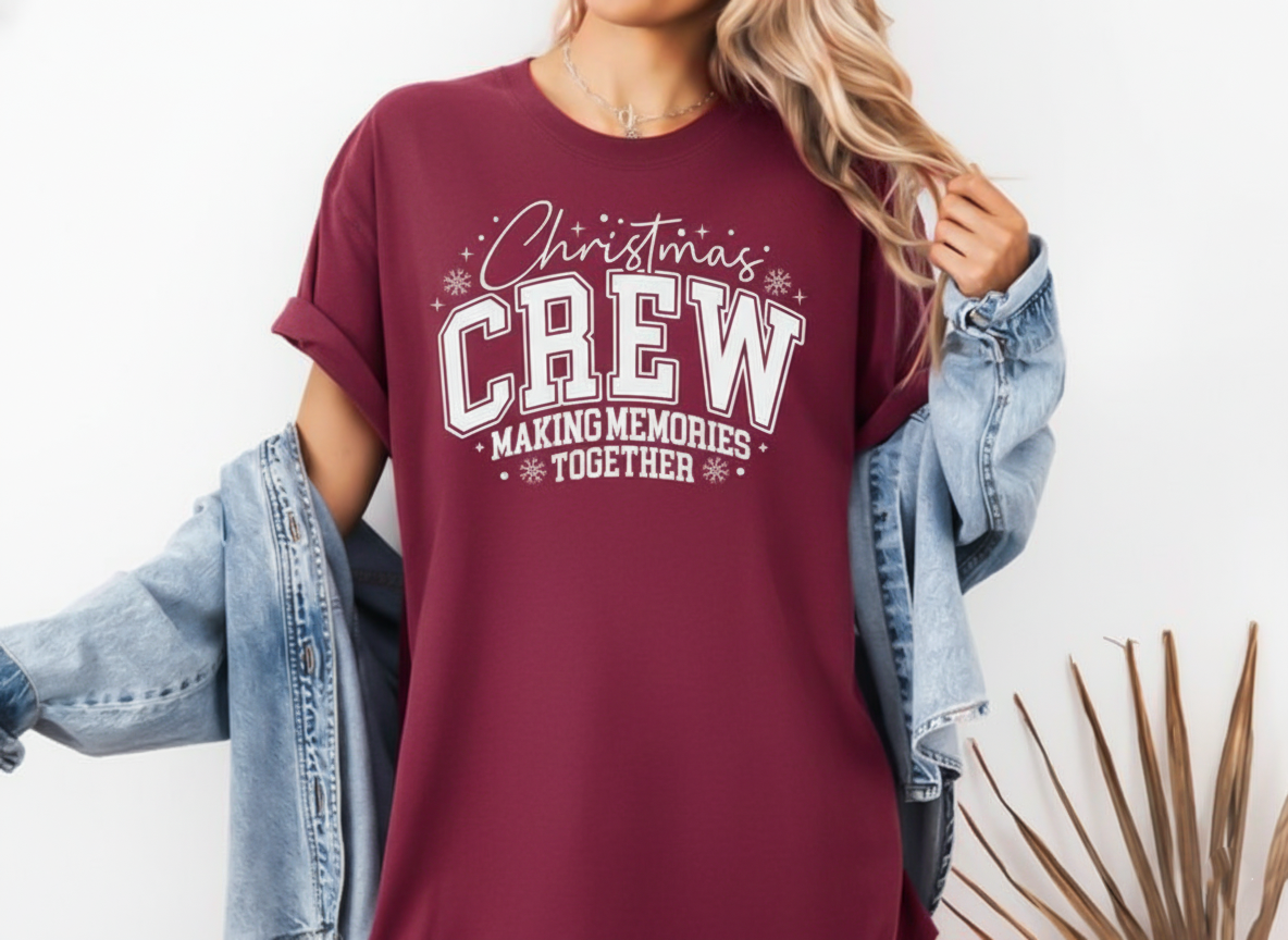Christmas Crew Shirts Family Matching Holiday Tee Style Xmas Crew Top Custom Christmas Memory Outfit 1761967738233.png