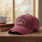 Land Of The Free Embroidered Dad Hat American Flag Triangle Cap Patriotic Usa Cap Gift For Veteran And Freedom Lover 1761970948303.jpg