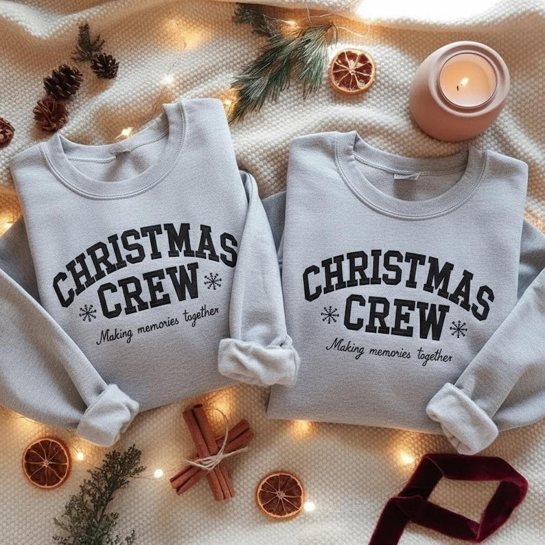 Embroidered Christmas Crew 2025 Sweatshirt Family Christmas 2025 Shirt Family Matching Christmas Tshirt Christmas Couple Matching Shirt 1762135998437.jpg