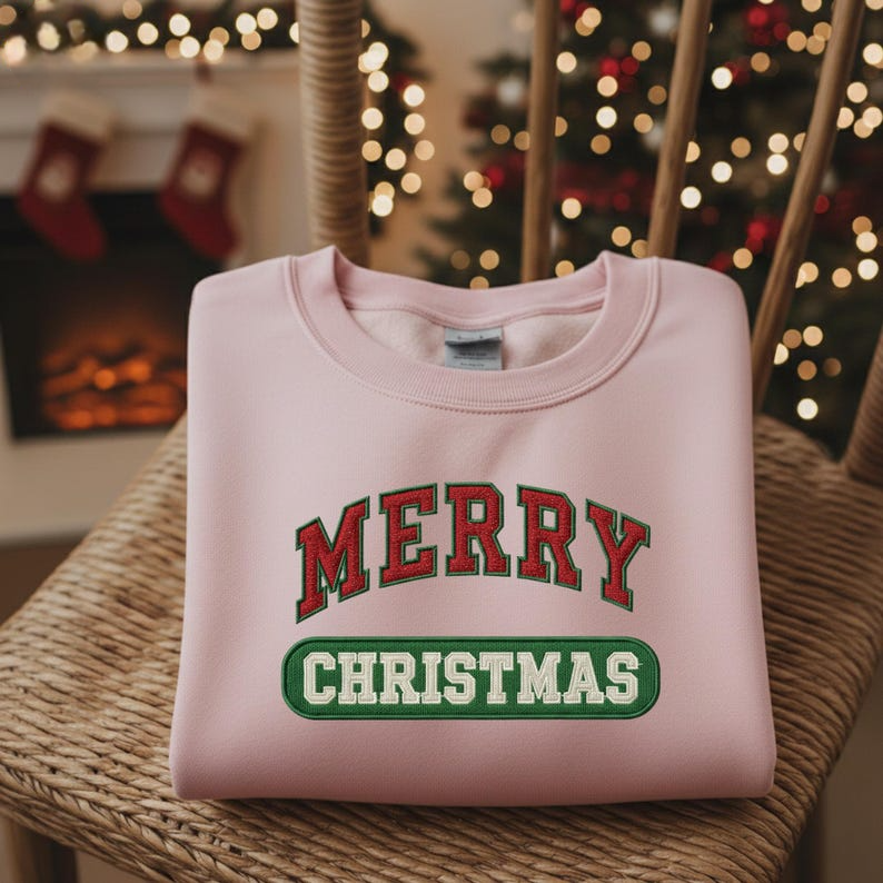 Festive Embroidered Merry Christmas Sweatshirt Merry Christmas Sweatshirt Merry Christmas Hoodie Cozy And Soft Holiday Hoodie For Season 1762137727959.png