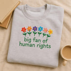 Embroidered Human Rights Sweatshirt Feminist Equality Crewneck Minimalist Social Justice Hoodie Activism Embroidered Gift 1762156108790.jpg