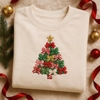 Embroidered Christmas Bow Tree Sweatshirt Festive Ribbon Crewneck Holiday Xmas Gift Cute Colorful Sweater Christmas Decor Hoodie 1762222273831.jpg