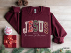 Christian Jesus Sweathirt Christmas Bible Verse Tshirt Trendy Faith Apparel Gift Jesus Loves You The Reason For The Season 1762309806778.jpg
