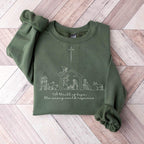 A Thrill Of Hope The Weary World Rejoices Sweatshirt  Christian Christmas Sweater Nativity Scene Jesus Lover Gift 1762311598632.jpg