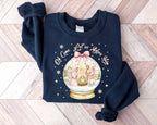 Oh Come Let Us Adore Him Sweatshirt Jesus Christmas Sweater Pink Coquette Christmas Tree T Shirt Christian Christmas Shirt 1762315106532.jpg