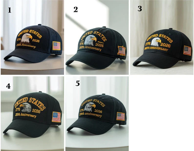 Embroidered Usa 250th Anniversary Cap American Eagle Cap Patriotic Hat 250th Anniversary Embroidered Baseball Us Tribute Retro Cap 1762329182477.png
