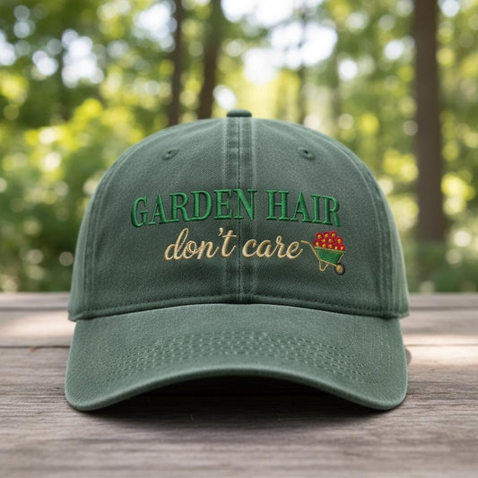 Embroidered Garden Hair Dont Care Hat Wheelbarrow Berries Dad Cap Funny Gardener Gift Plant Mom Hat Casual Garden Wear 1762395951805.jpg