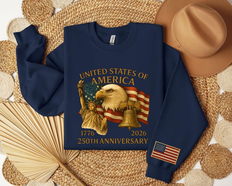 America 250th Anniversary Sweatshirt Patriotic Usa Sweater Independence Day Graphic Hoodie 1762420239919.jpg