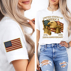Eagle Liberty United States 250th Anniversary Embroidered Shirt Sweatshirt Hoodie 2026 Adjustable Patriotic Apprel With Bald Eagle For Veterans 1762420860342.jpg