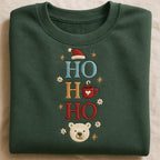 Embroidered Ho Ho Ho Sweatshirt Polar Bear Santa Hat Hoodie Cute Christmas Holiday Sweater Alternative Winter Season Gift 1762482812826.jpg