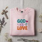 God Is Love Embroidered Sweatshirt Christian Hoodie Bible Verse Hoodie Religious Sweater Faith Gift For Women Spiritual Gift 1762576241867.jpg
