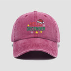 Hello December Hat Embroidered Baseball Cap Christmas Gift For Her Him Holiday Aesthetic Hat Winter Cap Santa Hatvintage Christmas Hat 1762746958660.jpg